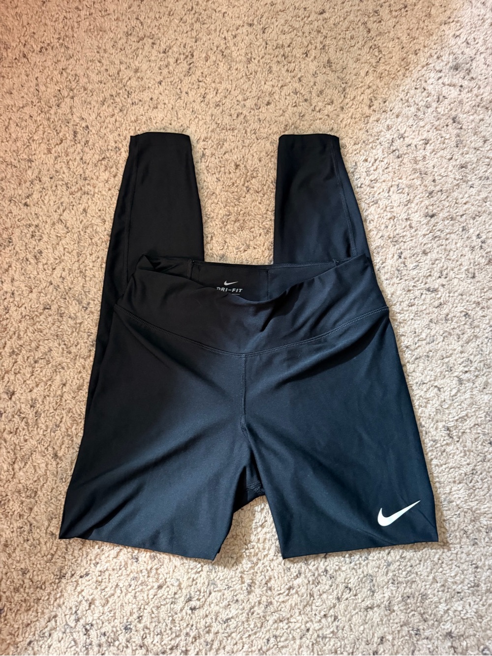 Nike Black Dri-FIT High-Waist Leggings